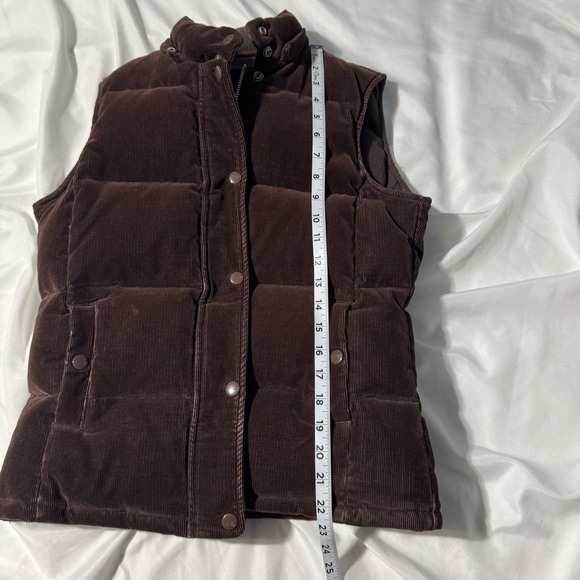 Gap Corduroy Puffer Vest Men’s Brown Small Vintage Y2K Retro Unisex - Picture 9 of 12